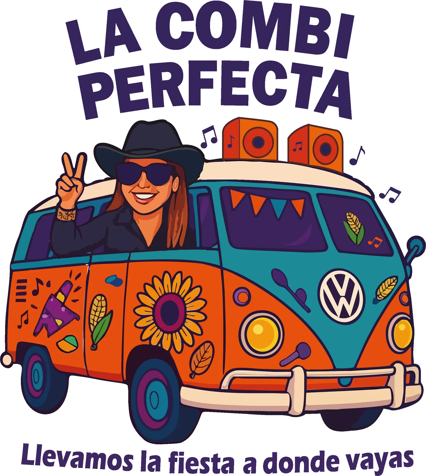 Identidad de marca para La Combi Perfecta, por Nesvann